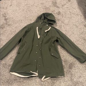 Zara Olive Overcoat